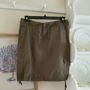 Cargo skirt Khaki green. Size 11/12  Route 66 Original Clothing Co.